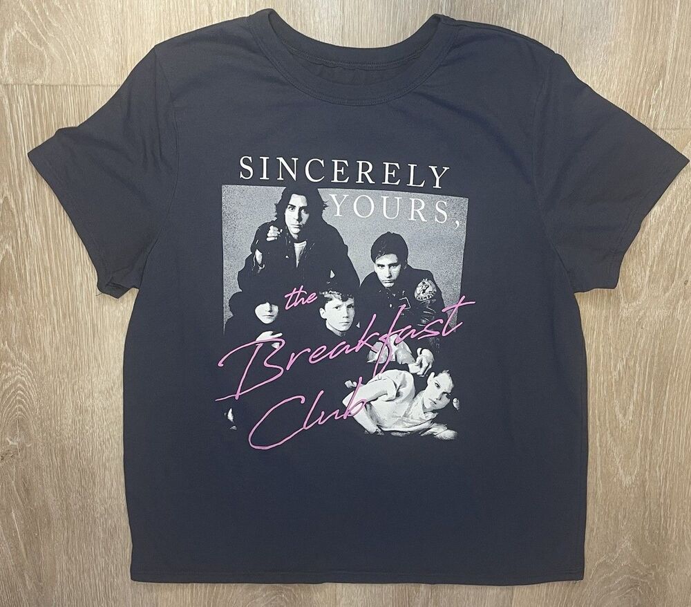Women's The Breakfast Club Black Graphic T-Shirt